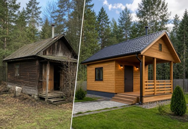Реконструкция бани